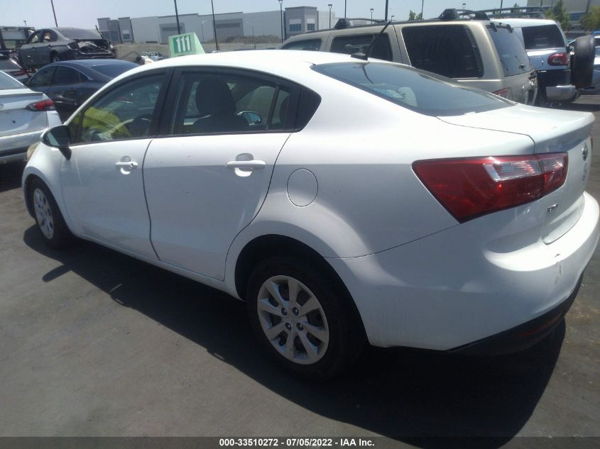 2013 KIA RIO LX KNADM4A31D6316724