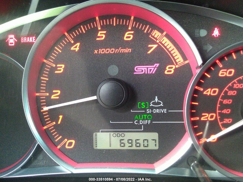 2013 SUBARU IMPREZA SEDAN WRX WRX STI JF1GV8J68DL008326