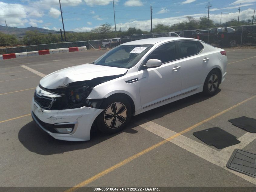 2013 KIA OPTIMA HYBRID LX KNAGM4AD2D5054126