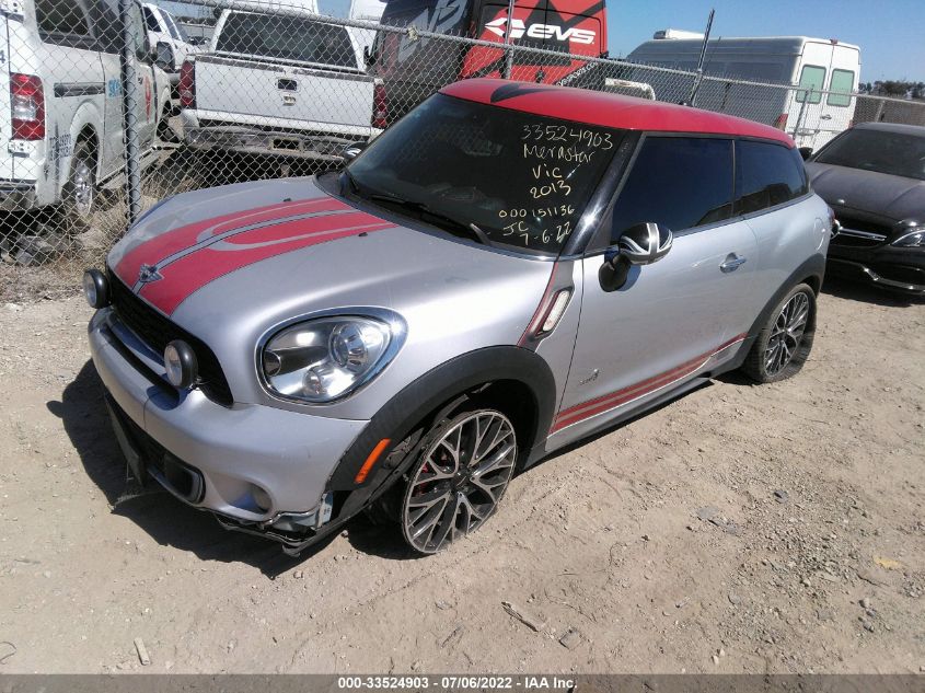 2013 MINI COOPER PACEMAN JOHN COOPER WORKS ALL4 WMWSS9C56DWN99422