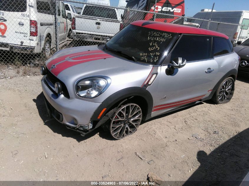 2013 MINI COOPER PACEMAN JOHN COOPER WORKS ALL4 WMWSS9C56DWN99422
