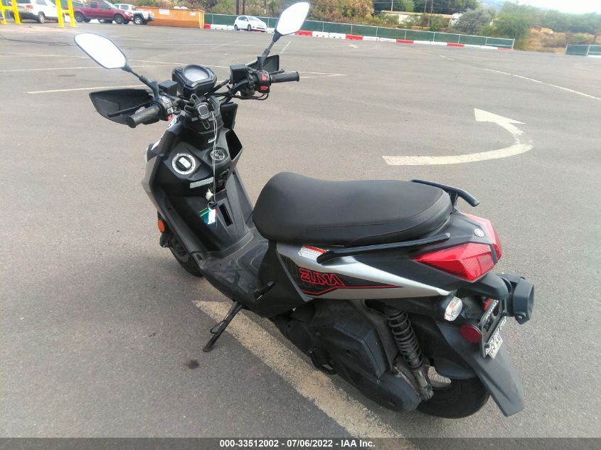2018 YAMAHA YW125 RKRSEB1Y0JA002619