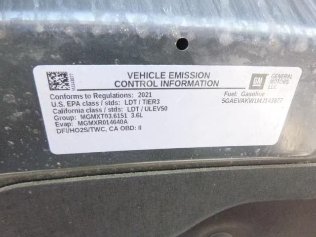 2021 BUICK ENCLAVE ESSENCE 5GAEVAKW1MJ143877