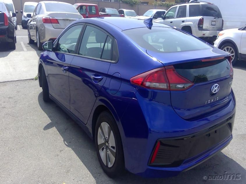 2019 HYUNDAI IONIQ HYBRID BLUE KMHC65LC5KU178556