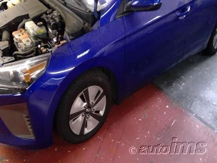 2019 HYUNDAI IONIQ HYBRID BLUE KMHC65LC5KU178556