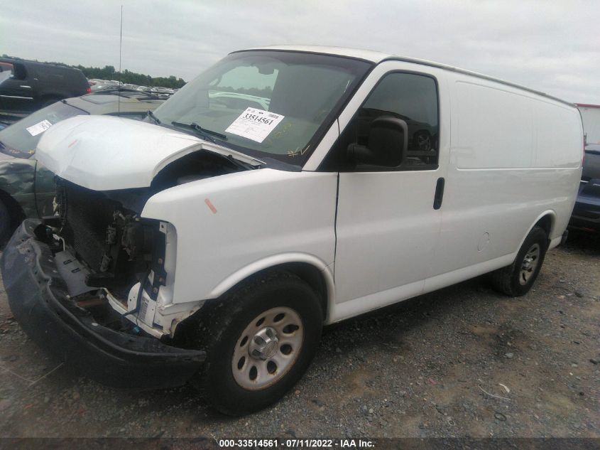 2013 CHEVROLET EXPRESS CARGO VAN 1GCSGAFX8D1113273