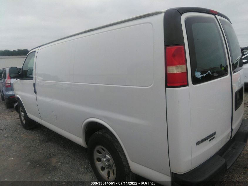 2013 CHEVROLET EXPRESS CARGO VAN 1GCSGAFX8D1113273