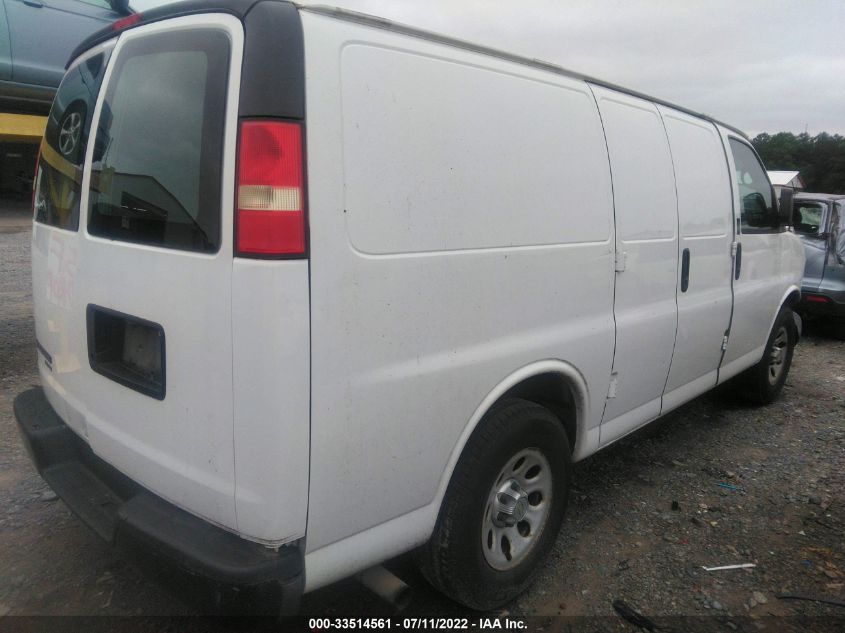 2013 CHEVROLET EXPRESS CARGO VAN 1GCSGAFX8D1113273