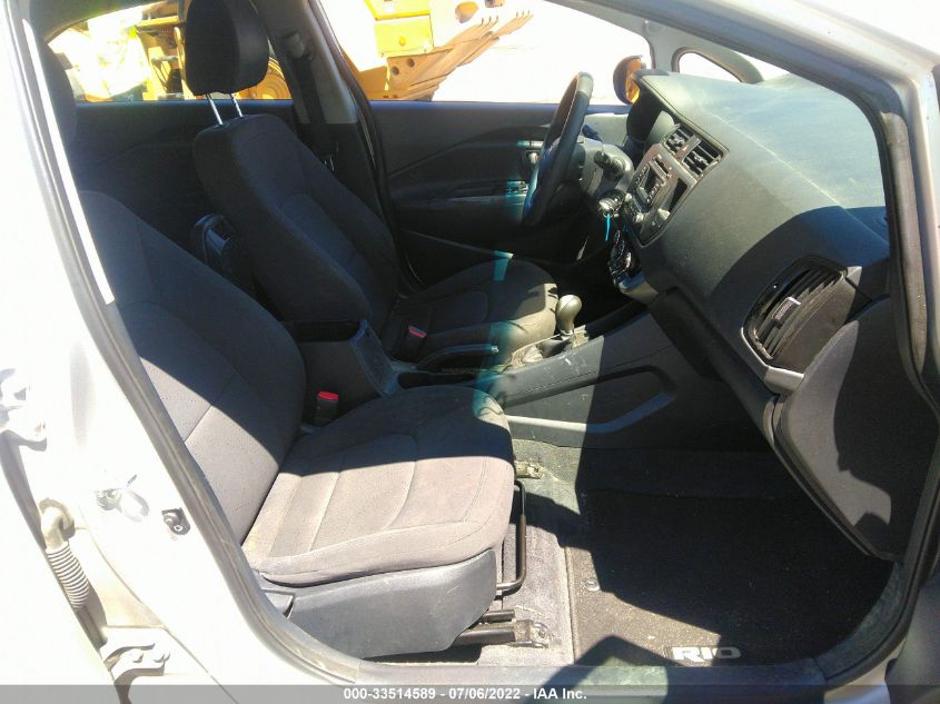 2014 KIA RIO EX KNADN5A32E6324013