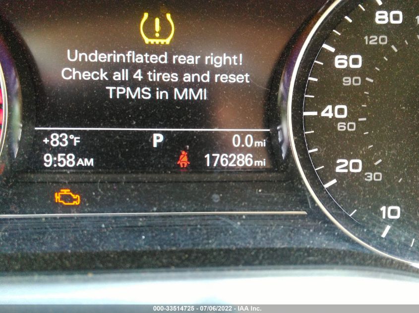 2013 AUDI A8 3.0L WAUAGAFD5DN015681