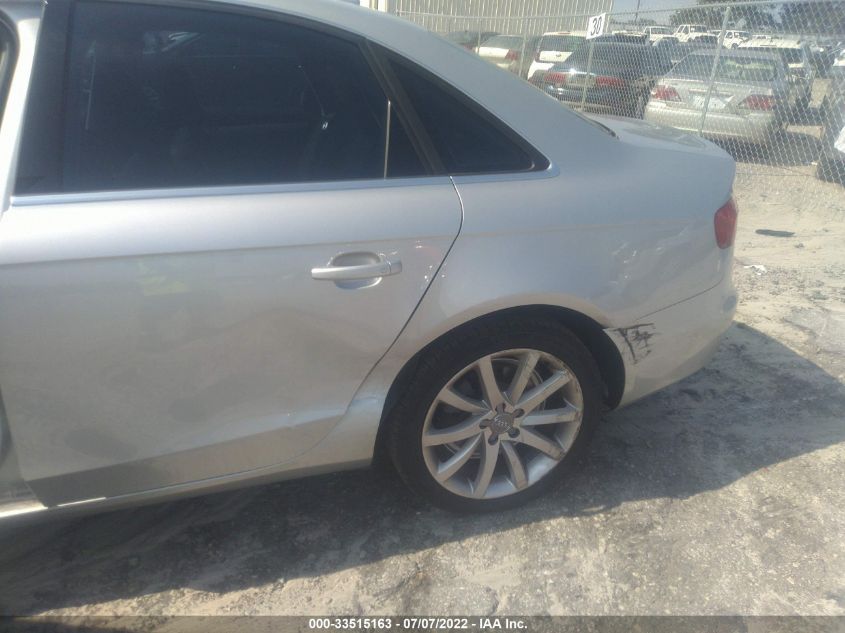 2013 AUDI A4 PREMIUM PLUS WAUEFAFL0DA047389