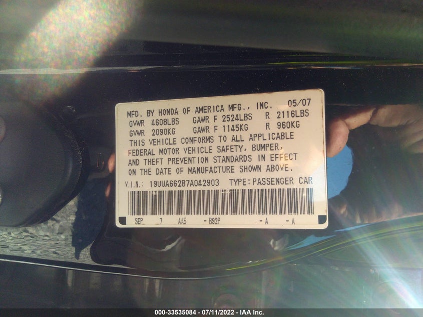 Acura Tl 2007