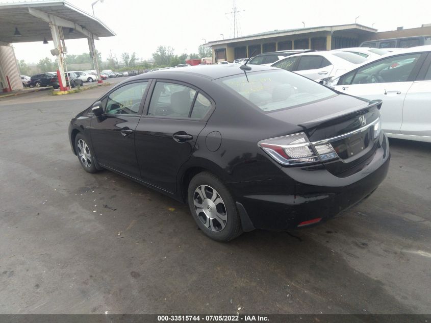 2013 HONDA CIVIC HYBRID 19XFB4F34DE203841