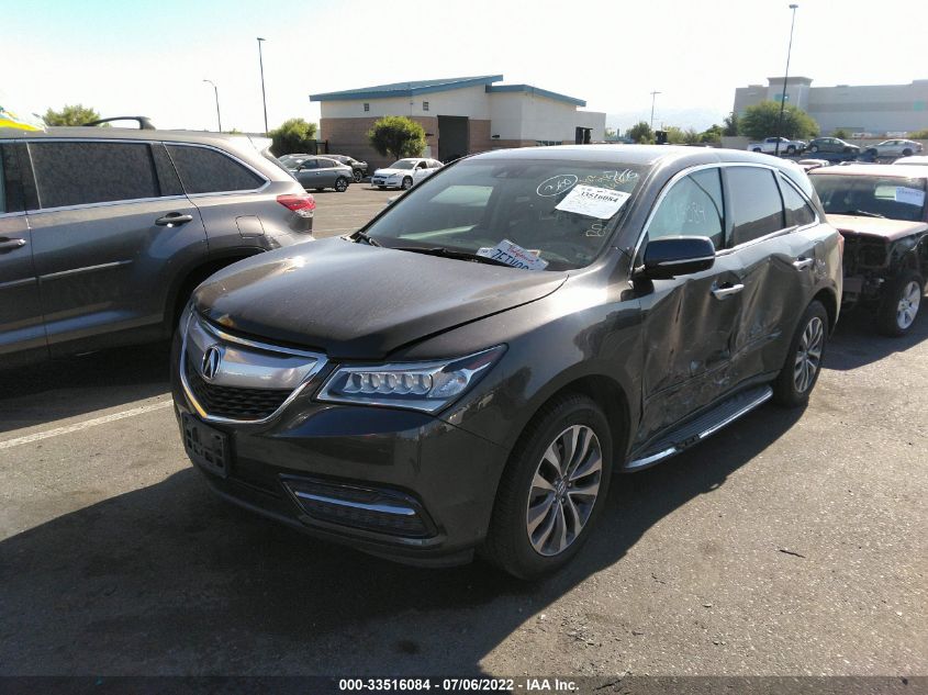 2014 ACURA MDX TECH PKG 5FRYD3H48EB014462