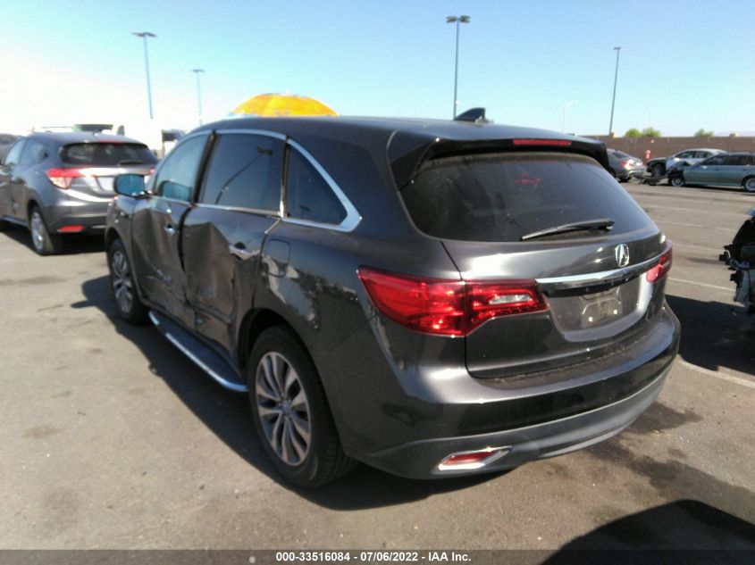 2014 ACURA MDX TECH PKG 5FRYD3H48EB014462