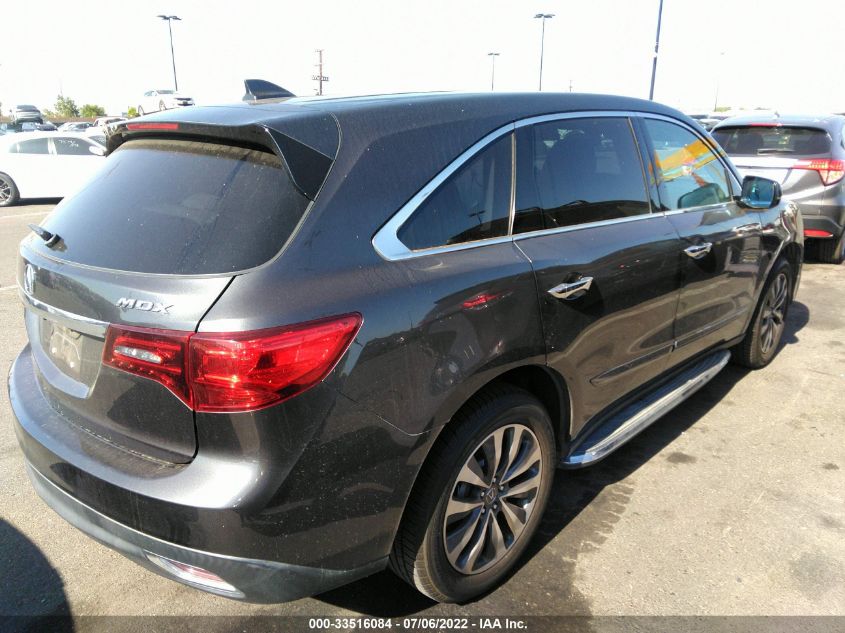 2014 ACURA MDX TECH PKG 5FRYD3H48EB014462