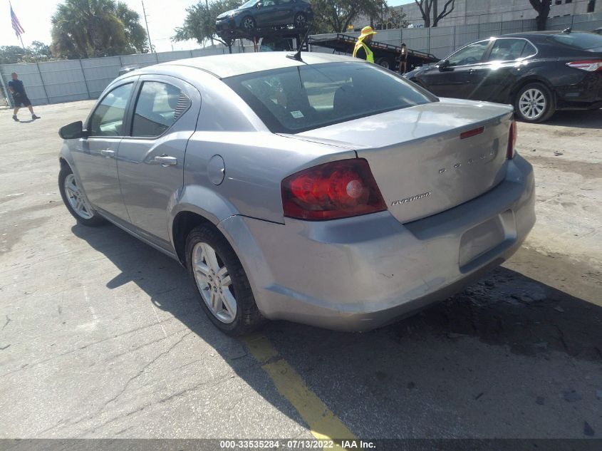 2013 DODGE AVENGER SE - 1C3CDZAB0DN637909