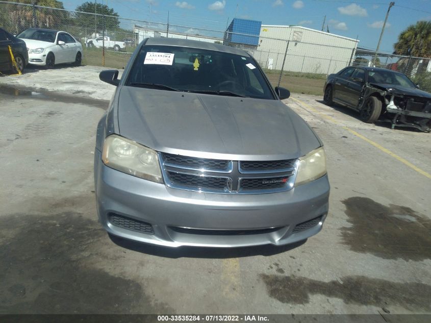 2013 DODGE AVENGER SE - 1C3CDZAB0DN637909