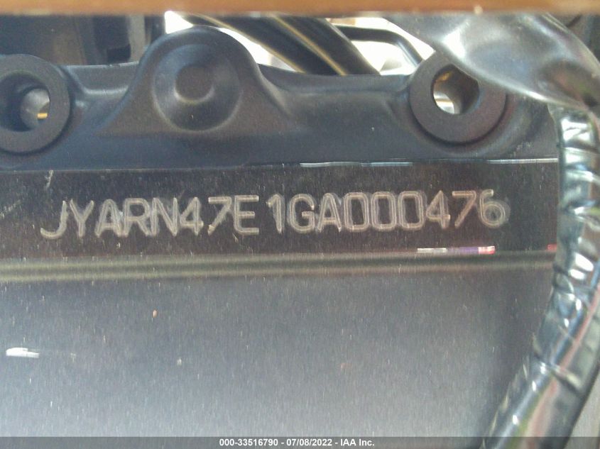 2016 YAMAHA XSR900 60TH ANNIVERSARY JYARN47E1GA000476