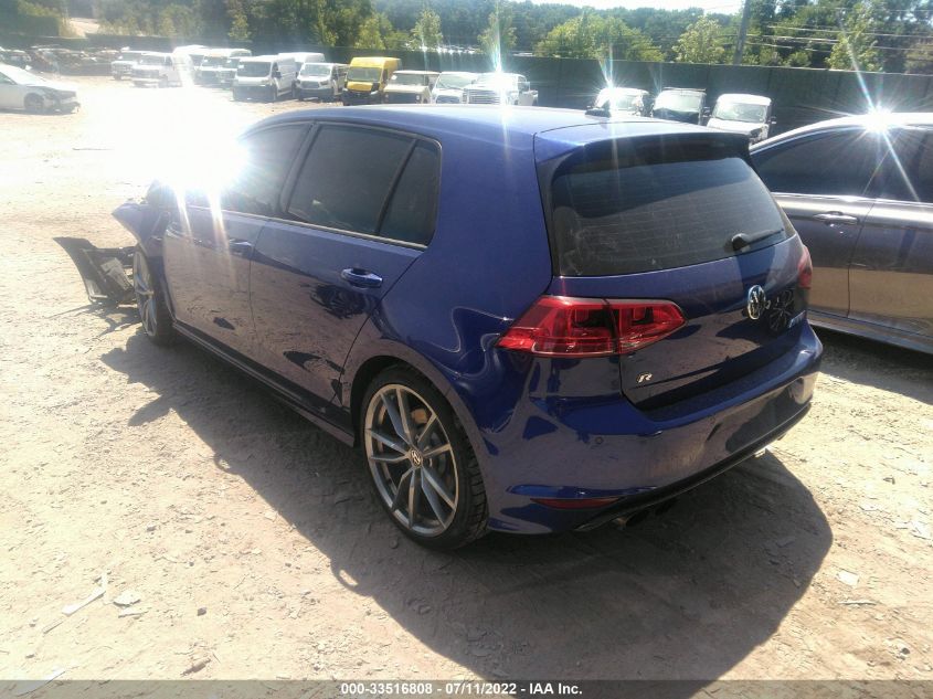 2016 VOLKSWAGEN GOLF R WVWLF7AU0GW291628