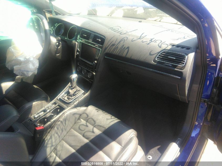 2016 VOLKSWAGEN GOLF R WVWLF7AU0GW291628
