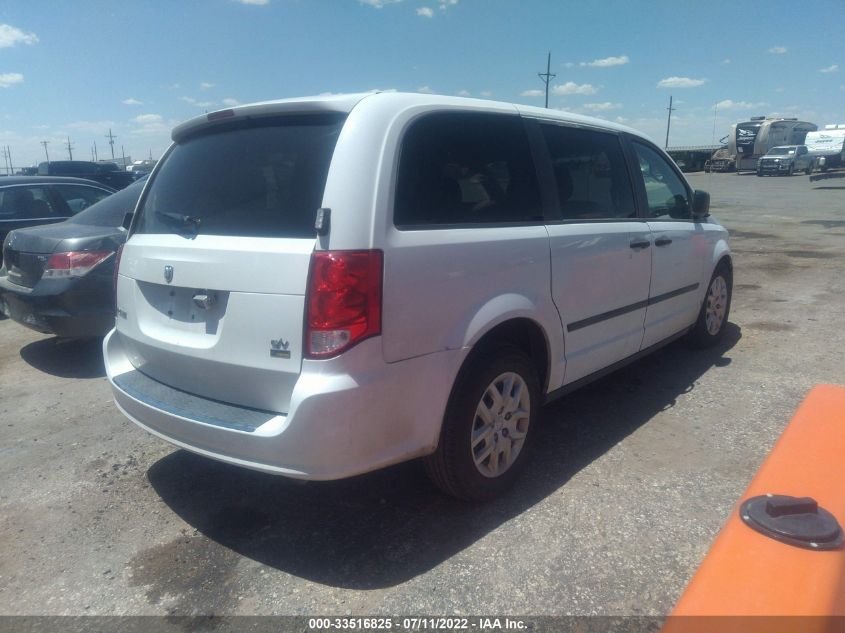 2014 RAM CARGO VAN TRADESMAN 2C4RRGAG2ER327613