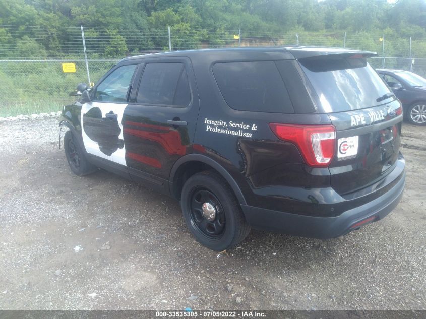 2017 FORD POLICE INTERCEPTOR 1FM5K8ARXHGD06147