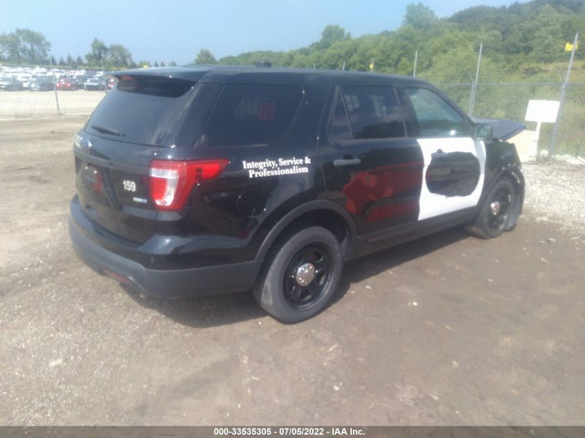 2017 FORD POLICE INTERCEPTOR 1FM5K8ARXHGD06147