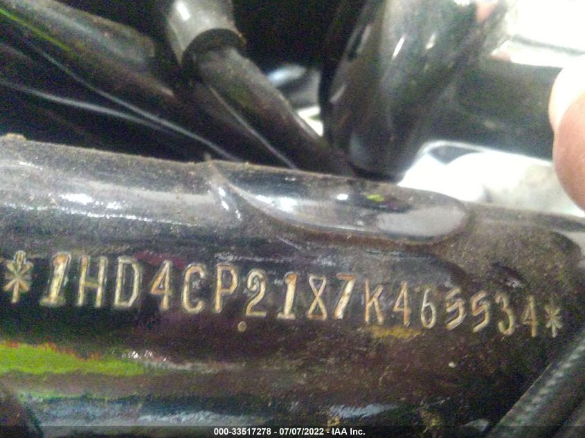 2007 HARLEY-DAVIDSON XL883 C 1HD4CP2187K465534