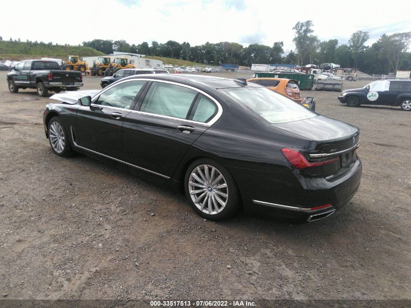 2020 BMW 7 SERIES 740I XDRIVE WBA7T4C00LCD94255