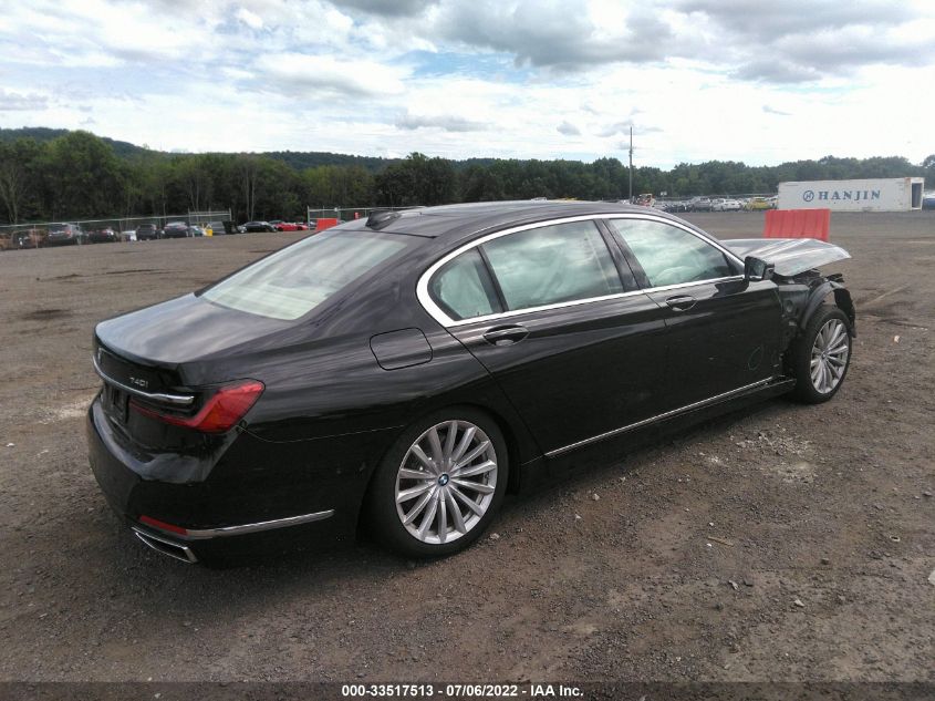2020 BMW 7 SERIES 740I XDRIVE WBA7T4C00LCD94255