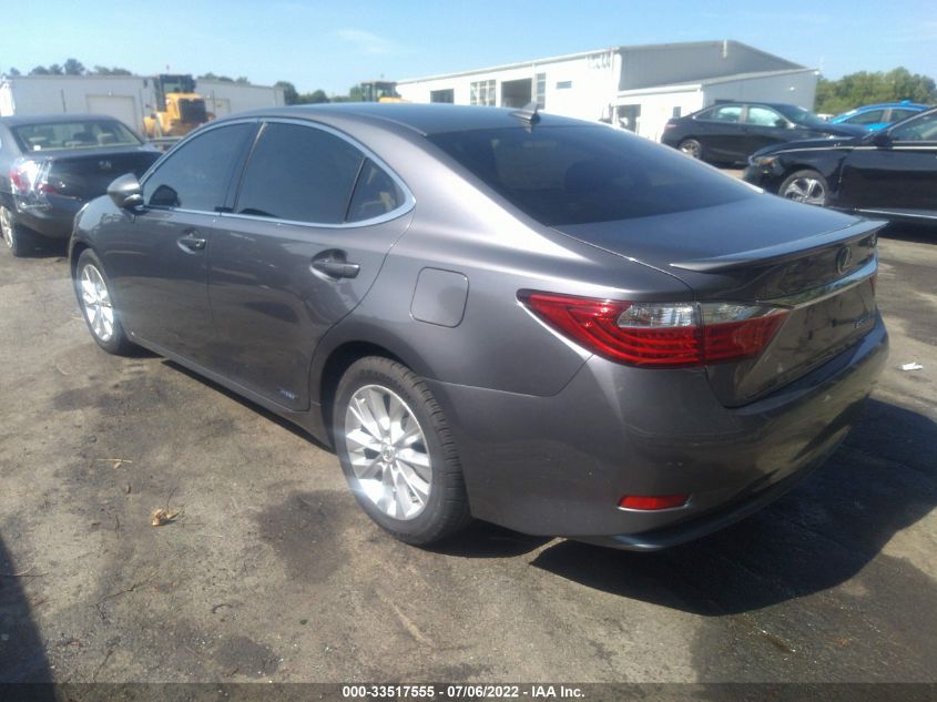 2013 LEXUS ES 300H HYBRID JTHBW1GG5D2020611