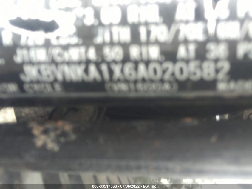 2006 KAWASAKI VN1600 A1 JKBVNKA1X6A020582