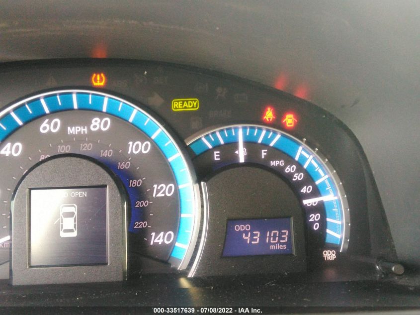 2013 TOYOTA CAMRY HYBRID HYBRID/LE/XLE 4T1BD1FK2DU084473
