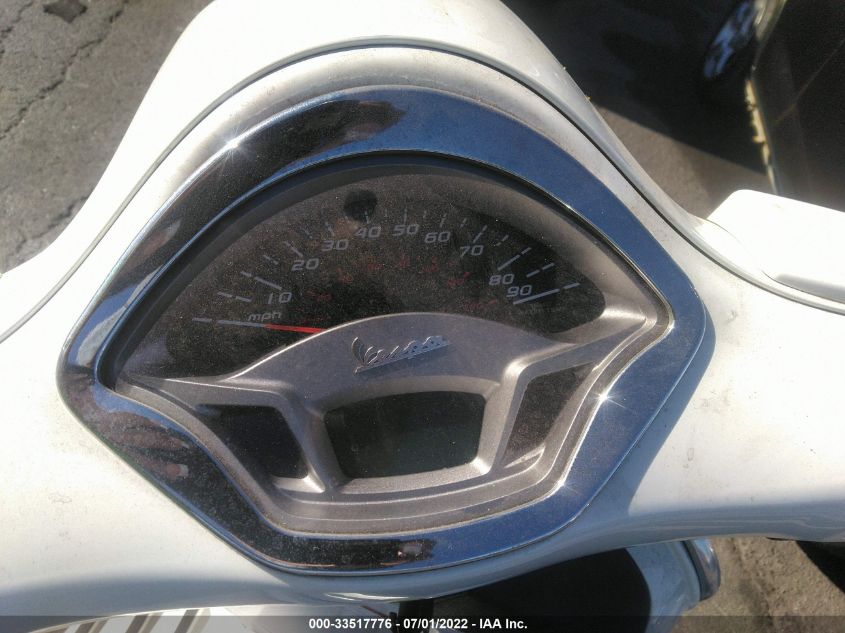 2017 VESPA GTS 300 SUPER ZAPM459L3H5101742