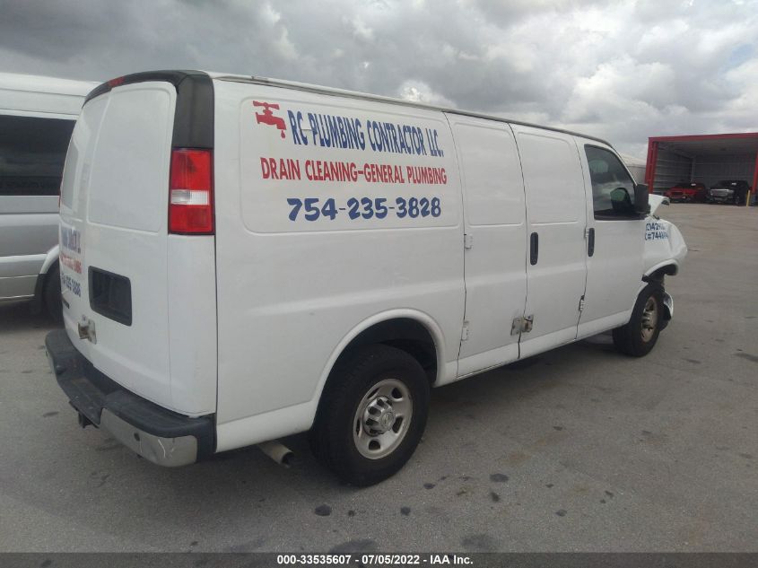 2019 CHEVROLET EXPRESS CARGO VAN 1GCWGAFPXK1314994
