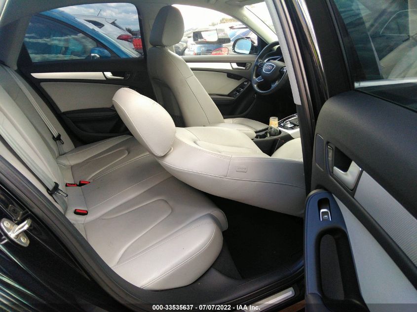 2013 AUDI A4 PREMIUM PLUS WAUEFAFLXDA168723