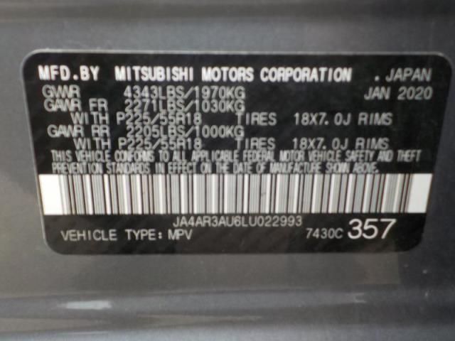 2020 MITSUBISHI OUTLANDER SPORT ES 2.0/SE 2.0 JA4AR3AU6LU022993