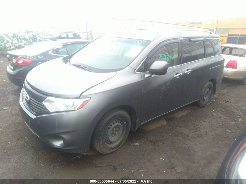 2014 NISSAN QUEST S JN8AE2KP4E9107670