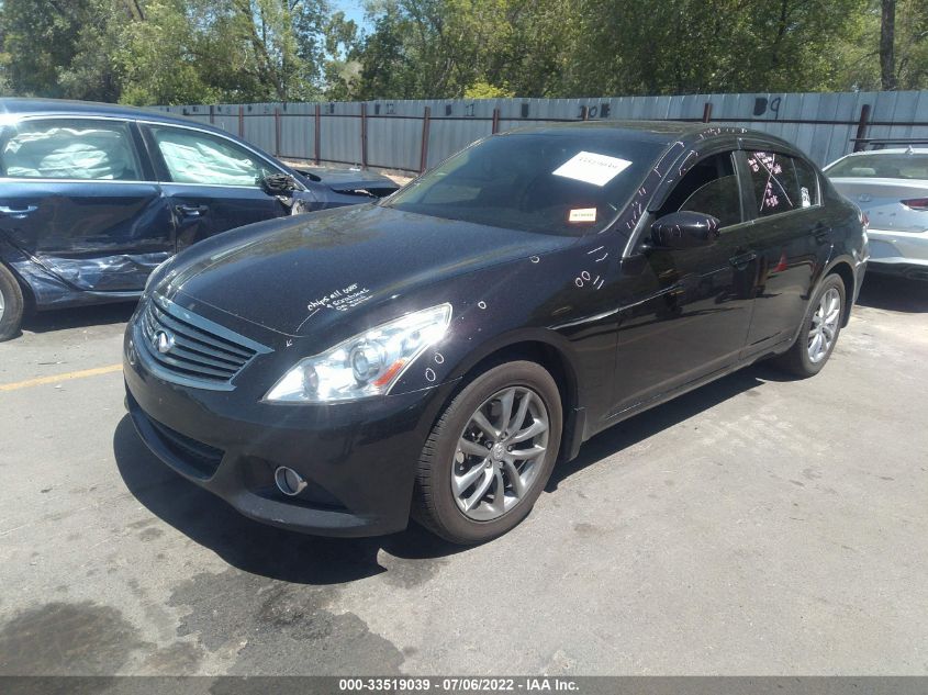 2013 INFINITI G37 SEDAN X JN1CV6AR3DM760536