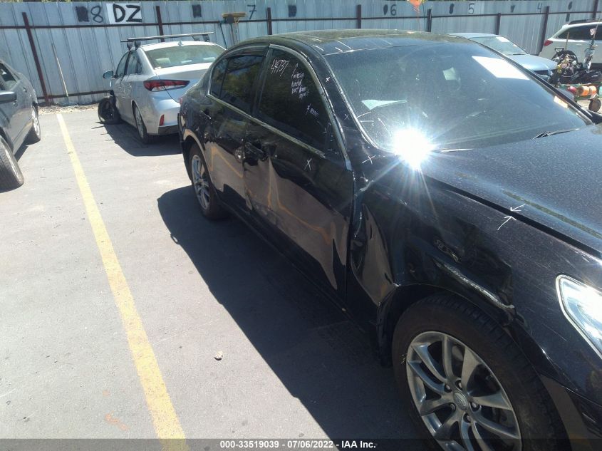 2013 INFINITI G37 SEDAN X JN1CV6AR3DM760536