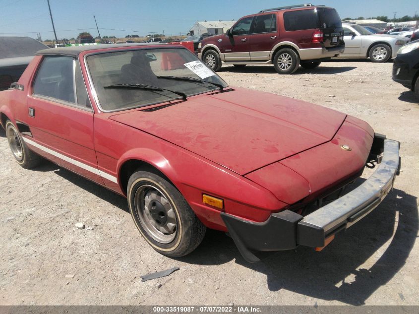 000128AS000124108 FIAT X 1/9 Photo 1