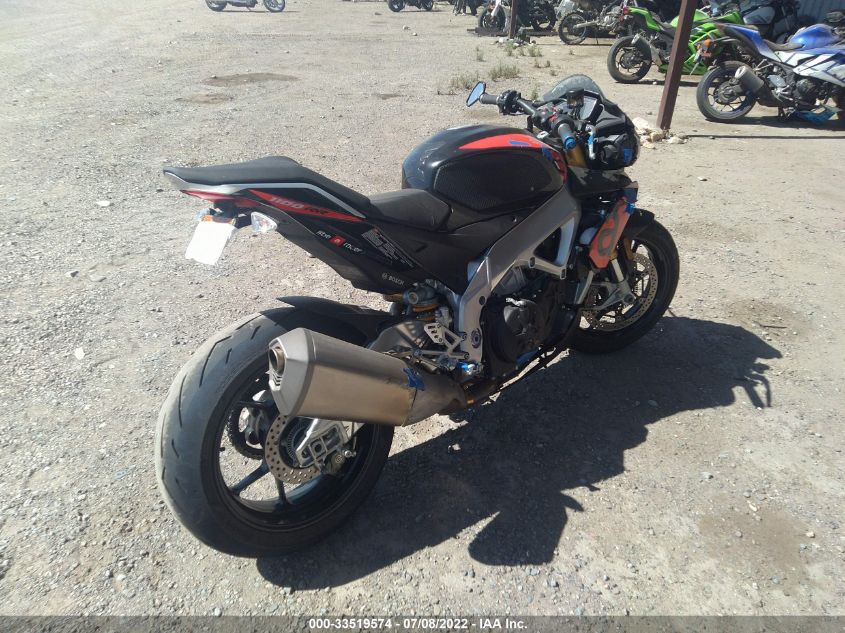2017 APRILIA TUONO 1200 RALLY ZD4KGU004HS000163
