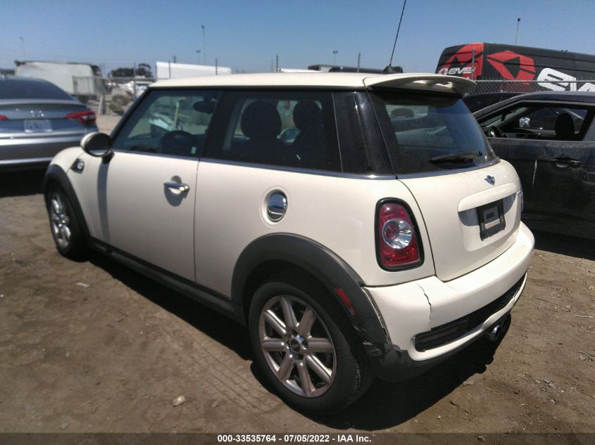 2013 MINI COOPER HARDTOP S WMWSV3C52DT393326