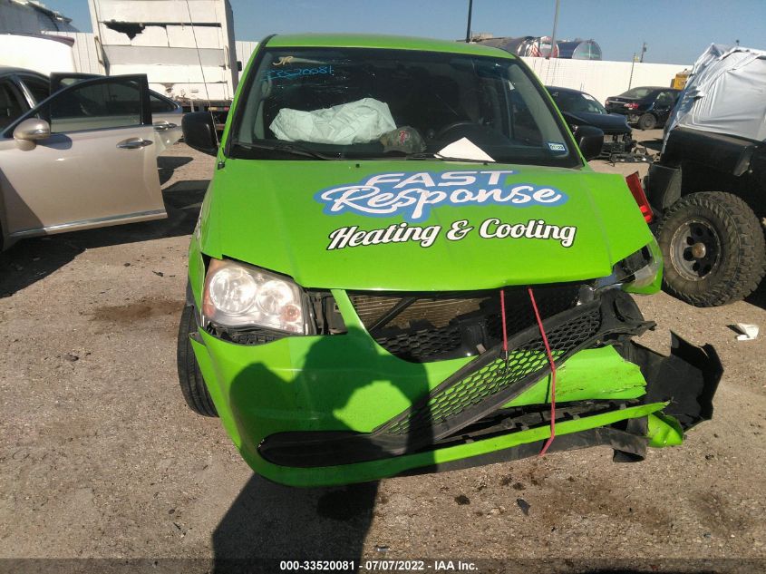 2013 RAM CARGO VAN TRADESMAN 2C4JRGAG3DR773815