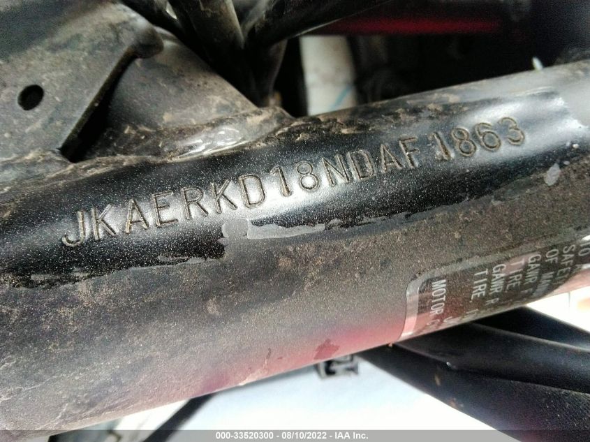 2022 KAWASAKI ER400 D JKAERKD18NDAF1863