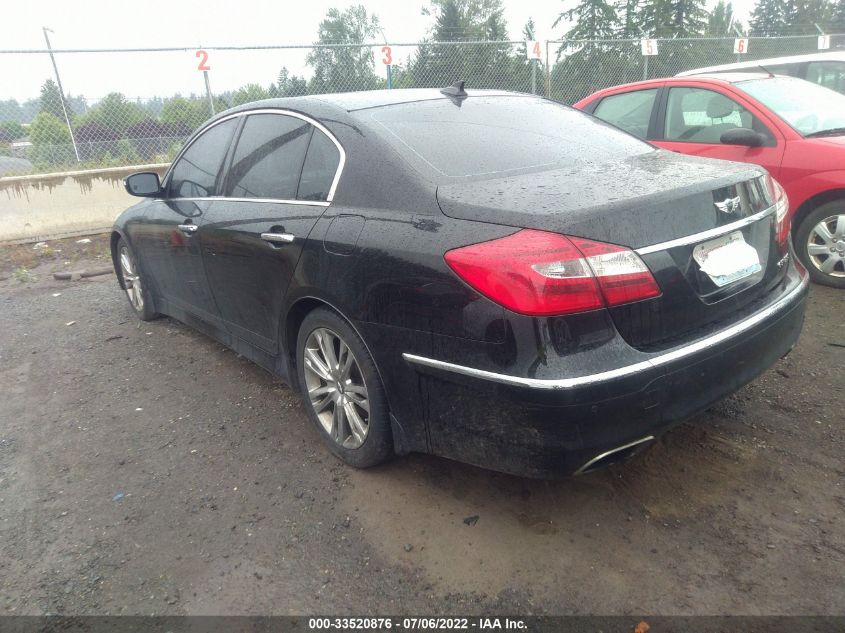 2013 HYUNDAI GENESIS 3.8L KMHGC4DD5DU235577