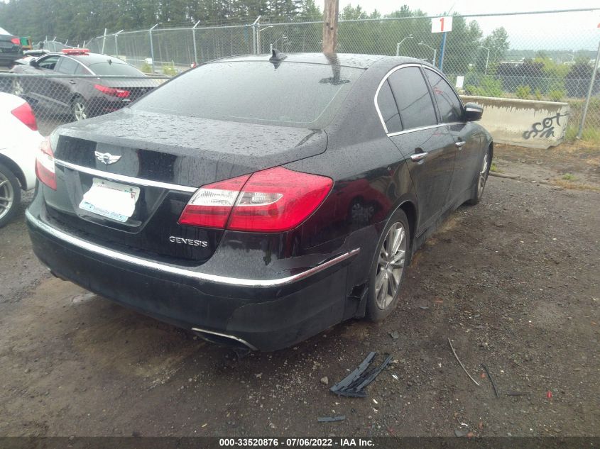 2013 HYUNDAI GENESIS 3.8L KMHGC4DD5DU235577
