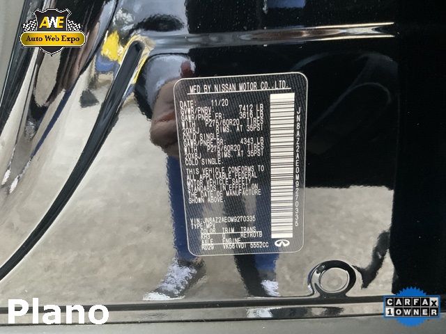 2021 INFINITI QX80 LUXE JN8AZ2AE0M9270335
