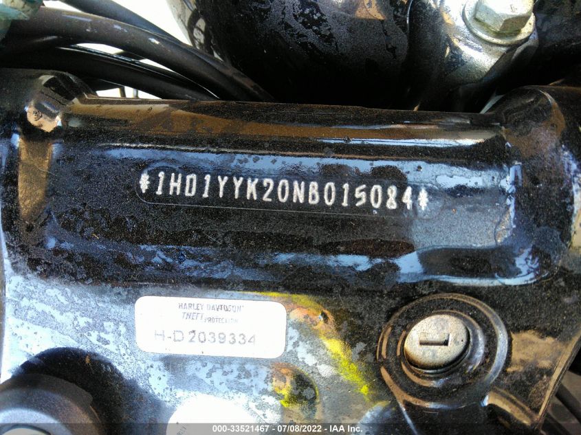 2022 HARLEY-DAVIDSON FXBBS 1HD1YYK20NB015084